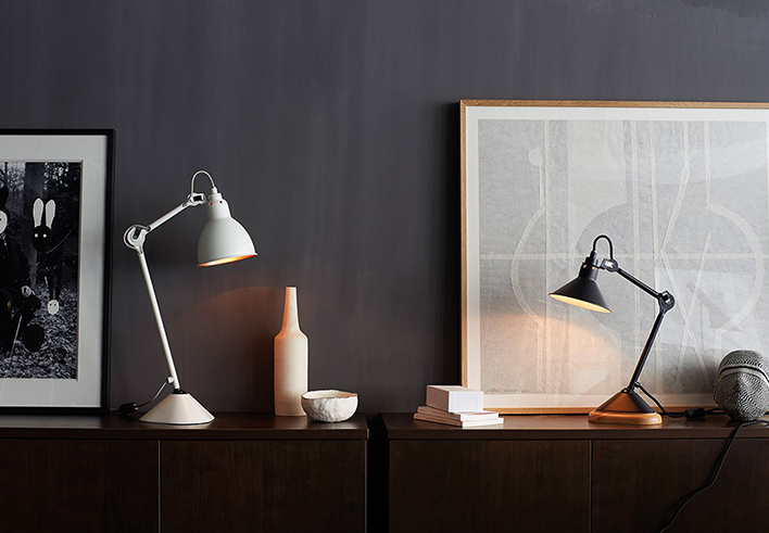 Lampe Gras | N�205 + N�207 table lamps